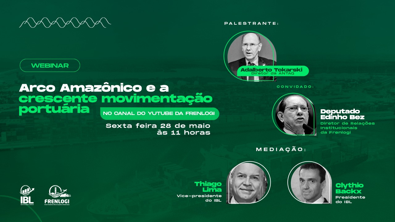 Leia mais sobre o artigo Frenlogi promove nesta sexta-feira (28), webinar sobre importância do Arco Amazônico nas exportações brasileiras