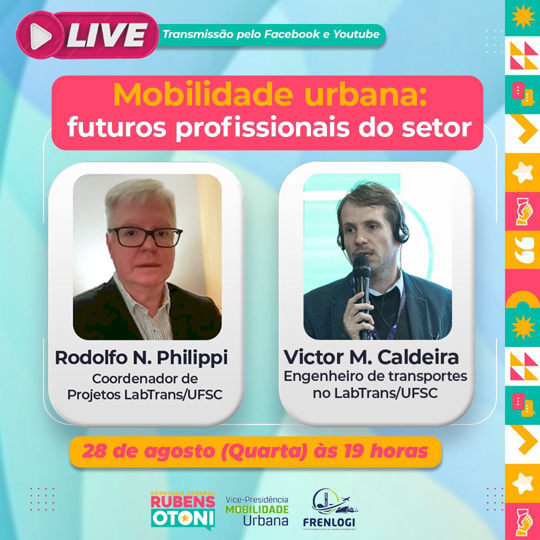 Você está visualizando atualmente É HOJE: Live sobre Mobilidade Urbana promovida pelo deputado federal Rubens Otoni 